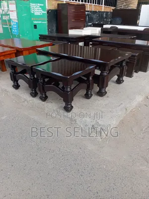 Brown Strong Mahogany Rectangular Coffee Table