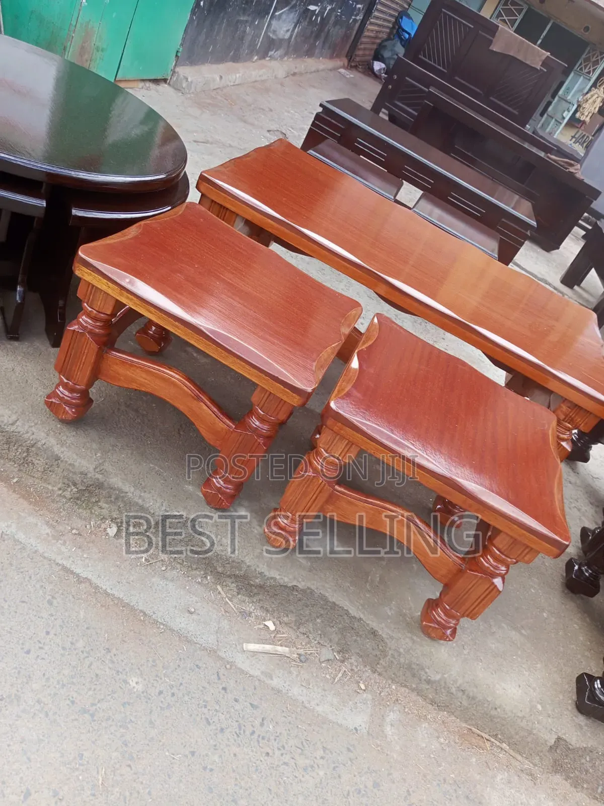 Light Brown Mahogany Coffee Table