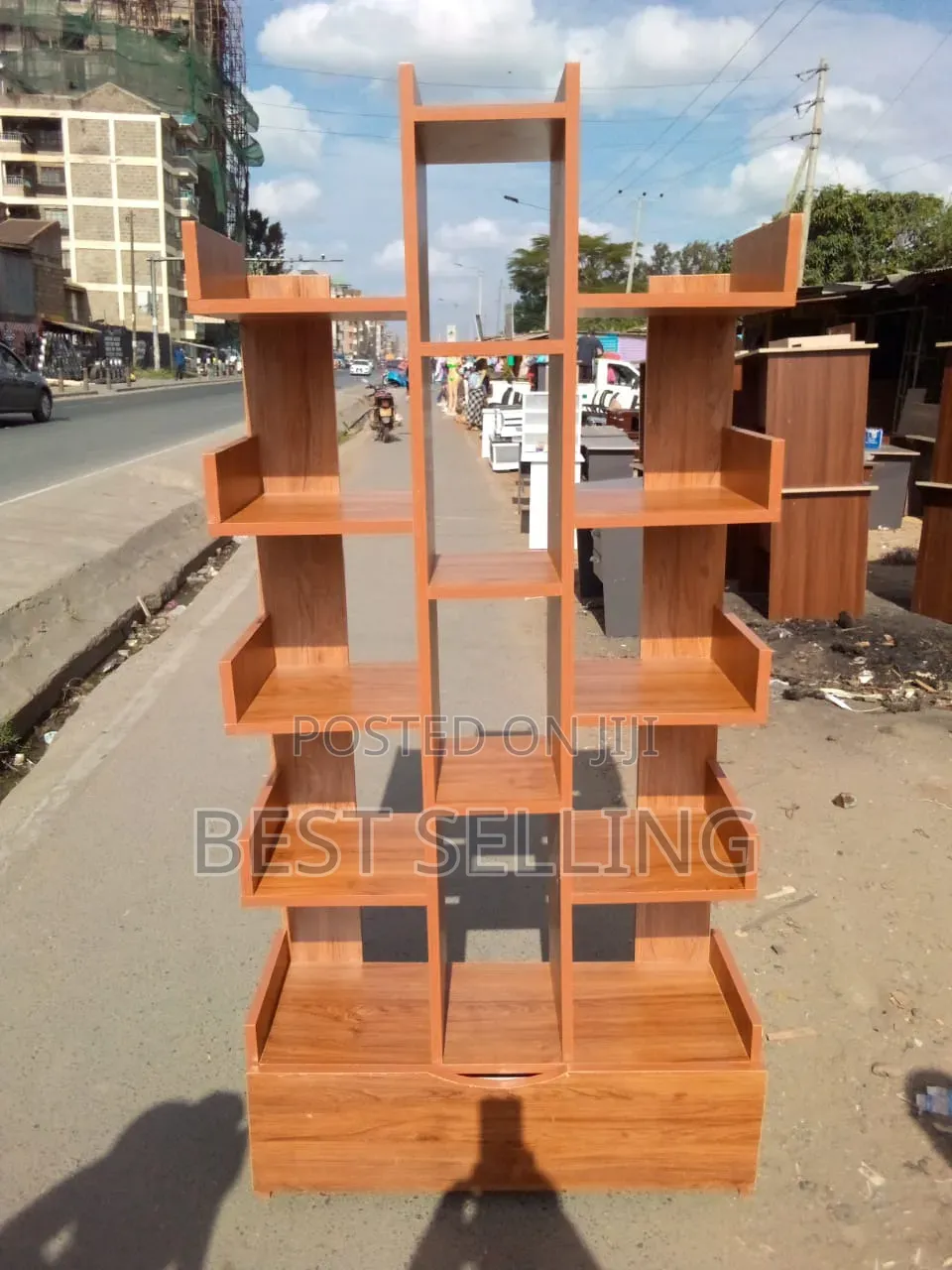 Brown Shoe Rack