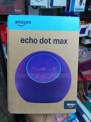 Echo Dot Max Smart Speaker in the Amethyst (Purple) Color.
