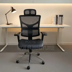 Office Chairs; Executive High Back Orthopedic Office Mesh Chair