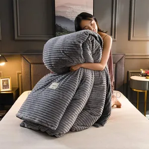 Gray Single Velvet Duvet Gry5