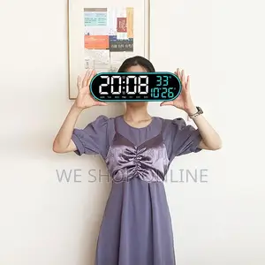 Led Digital Alarm Clock, 38*12cm