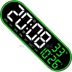 Led Digital Alarm Clock, 38*12cm