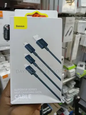 Baseus Superior Series 3-in-1 Fast Charging Data Cable
