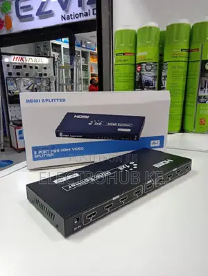 8 Port Hdmi Splitter 1080p- Display One Source on 8 Screen