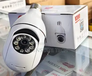Bulb PTZ Camera Smart Wifi Nanny Camera CCTV for Indoor Security