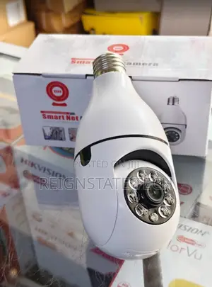 #Rotating Wifi Bulb PTZ Camera V380 Bulb Camera
