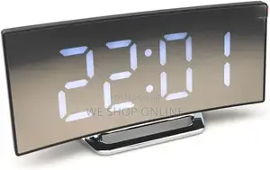 Curved Digital Clock