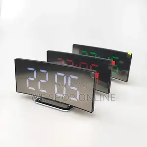 Curved Digital Clock
