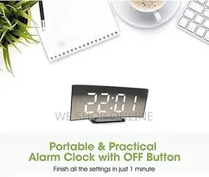 Curved Digital Clock