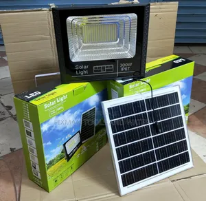 Long Range Led Security Solar Flood Light 300 Watts 18hrs Bright