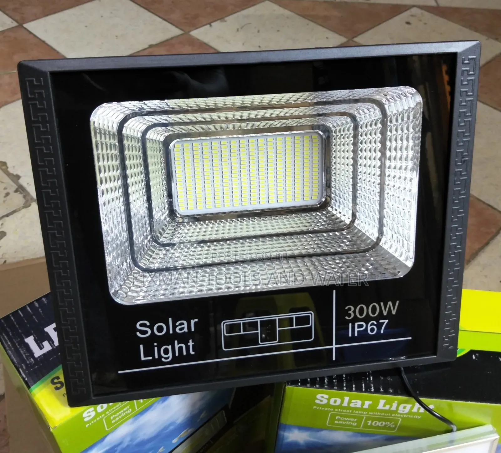 Top Rank Led Solar Flood Light 300watts Long Range Security Bright