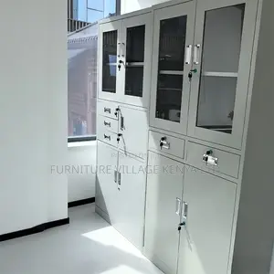 2-Swing Door Filling Cabinet With 2-Drawers