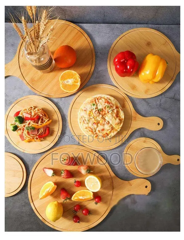 Bamboo Pizza Board Round.Now Available