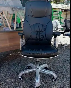 Vintage Ergonomic Leather Office Chair