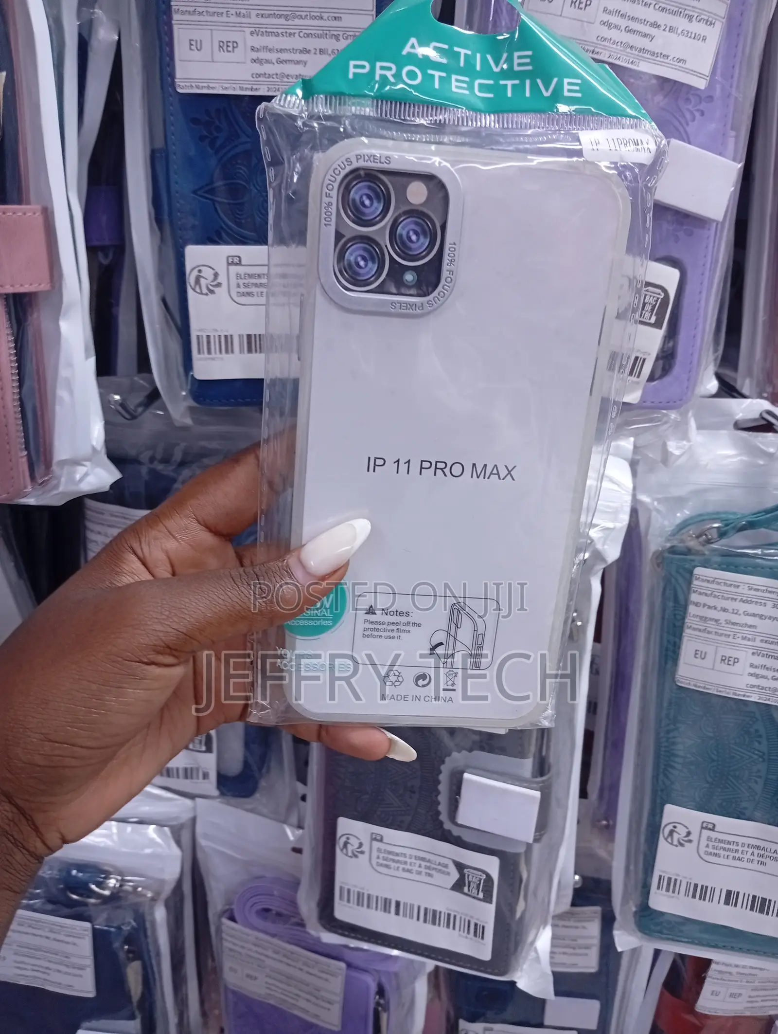 iPhone 11 Pro Max Clear, Shockproof Protective Case