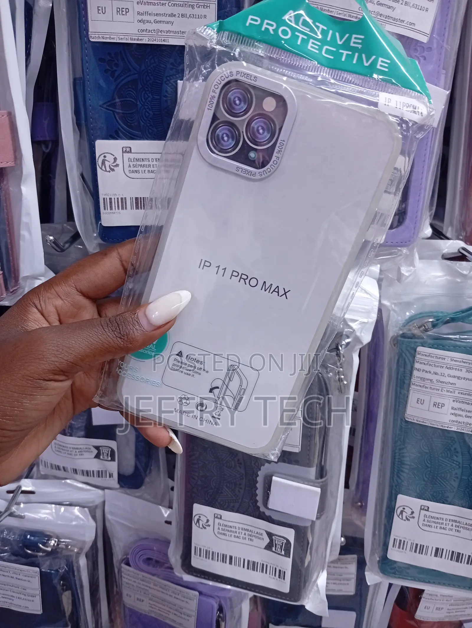 iPhone 11 Pro Max Clear, Shockproof Protective Case