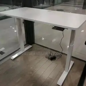 White Electric Height Adjustable Imported Gaming Desk