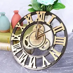 Roman Vintage Gear Wall Clock 60cm