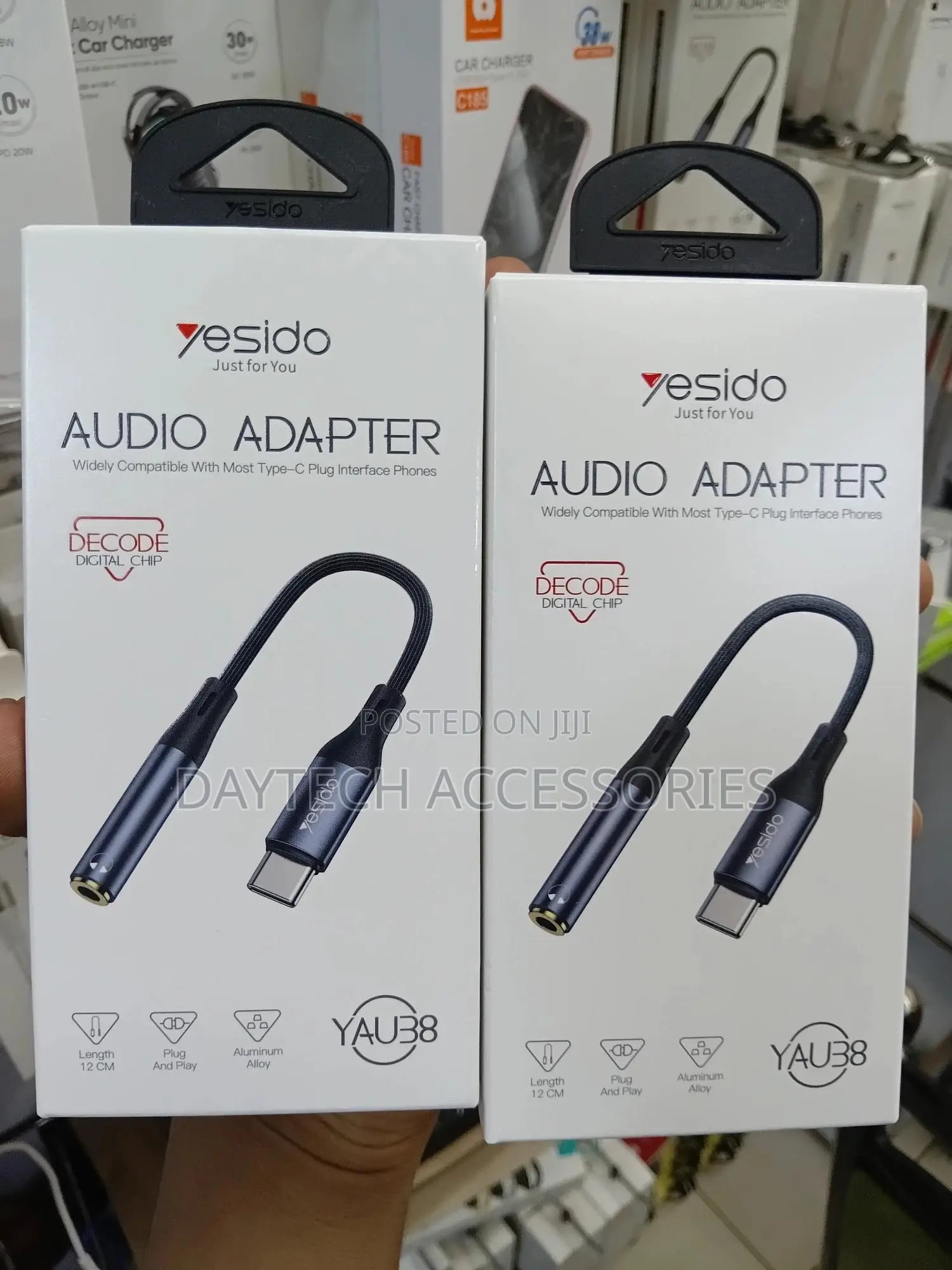 Yesido Type-C to 3.5mm Audio Cable - Headphone Adapter