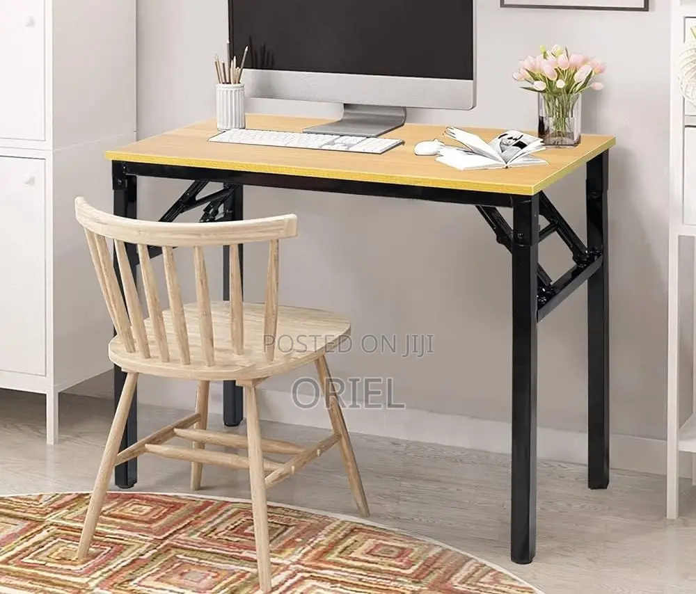 Office Table : 1200mm Foldable Study Computer Table