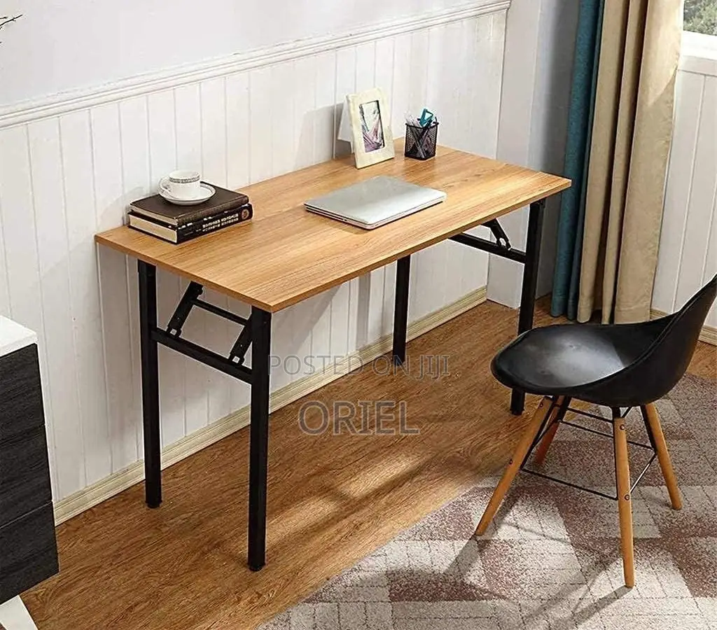 Office Table : 1200mm Foldable Study Computer Table