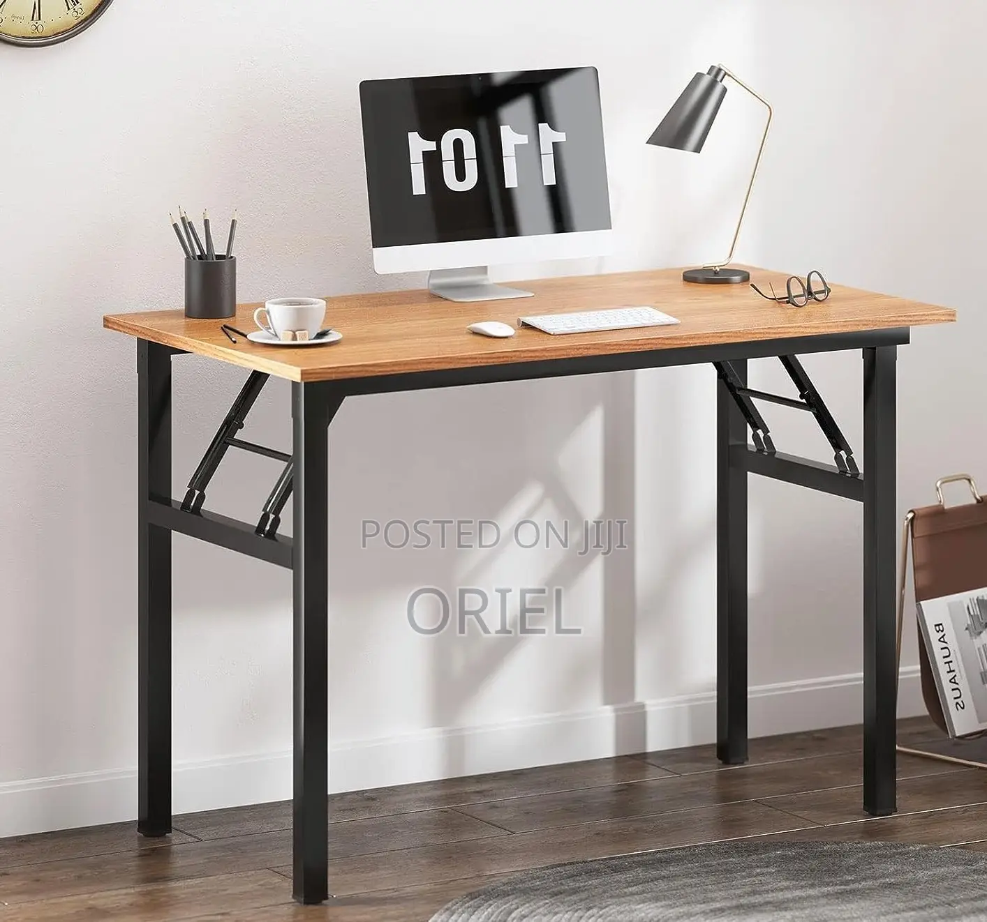 Office Table : 1200mm Foldable Study Computer Table