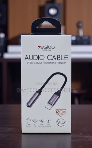 Yesido Yau37 Lightning to 3.5mm Female Audio Adapter