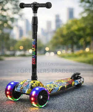 Scooter With Graffiti