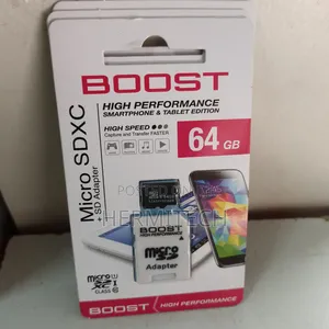 64gb Boost Micro Sd Card for Security Cameras and High Performance.