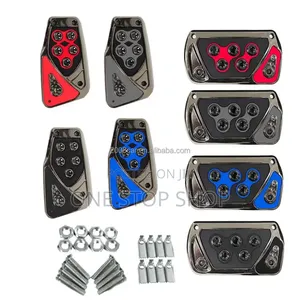 2pc Automatic Universal Nonslip Pedal Cover Set in Colors