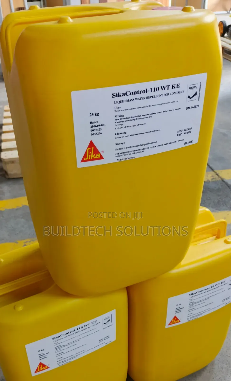 Sika Control 110 Wt (Formally Sika 1) – Concrete Waterproof Additive