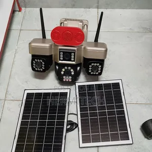 4g Solar Powered 4-Lens With Dual Panels Support 4g Sim Card