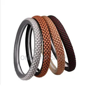Knitted Texture Steering Wheel Cover for Improved Grip and Comfort