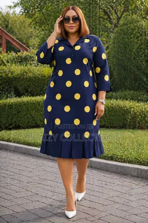 Dotted Straight Fishy Dress