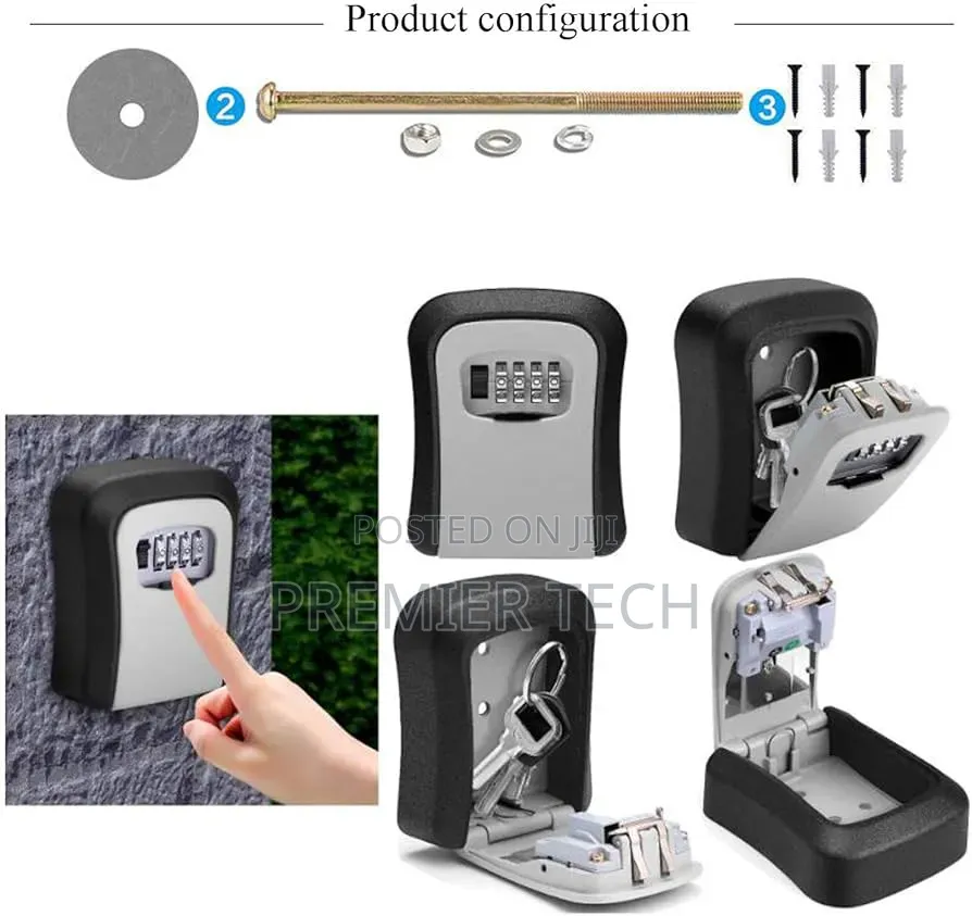 Metallic Safe Keys Lock Box