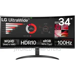 Lg 34 Inch Curved Ultrawide WQHD