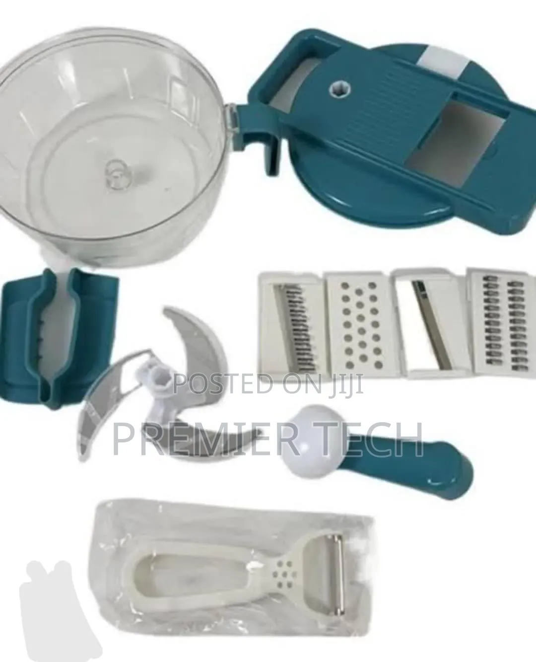 *2in1 Manual Food Processor Chopper Grater With Peeler