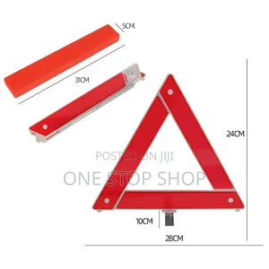 Stop Vehicle Emergency Warning Triangle In Pair
