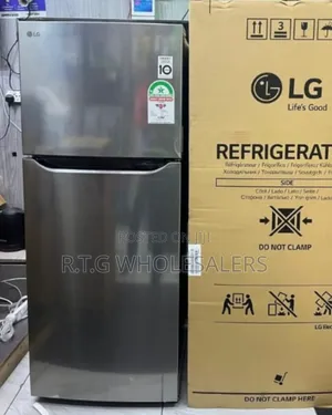 Lg 234l No Frost Double Door Fridge Silver Top Freezer