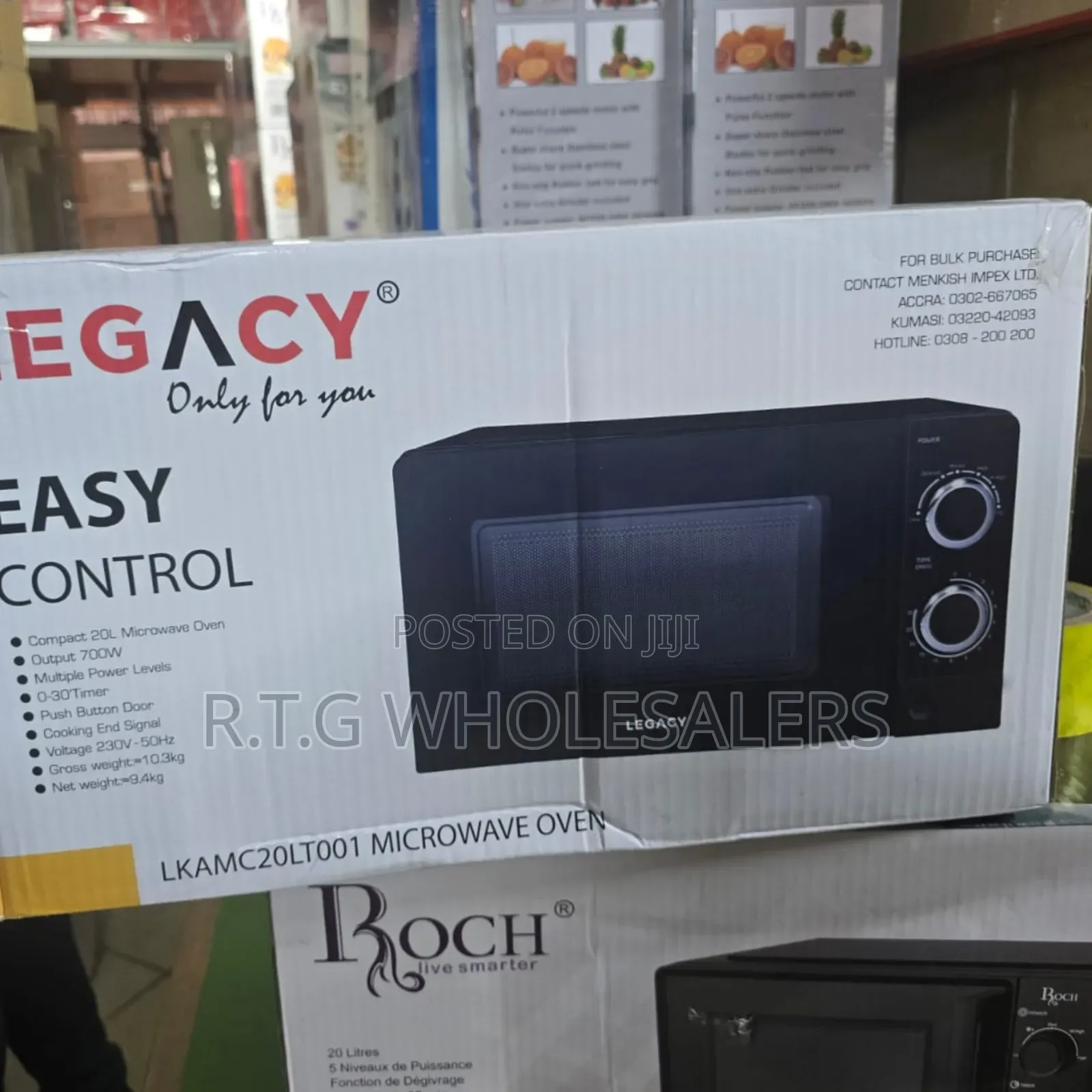 Legacy 20l Manual Microwave Oven – Compact Easy Control