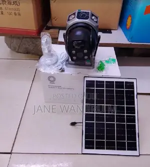Solar Camera Wifi Dual Lens PTZ 4mp Wifi Solar Camera CCTV