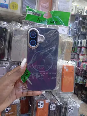 iPhone 16 Dark Purple, Matte-Finish Magnetic Phone Case