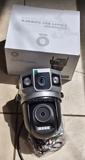 V380 Dual Lens Ac Powered Wifi PTZ Camera 2way Audio