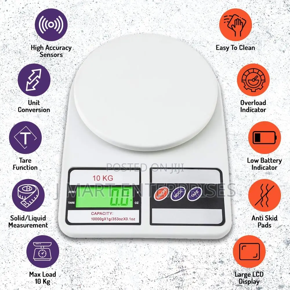 Multipurpose Portable Electronic Digital Food Weighing Scale