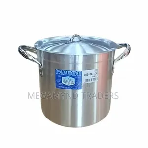 37 LTR Aluminum Sufuria With Handles / Stock Pot Pardini