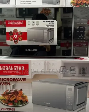 Globalstar 20 Litres Digital Microwave Silver Finish