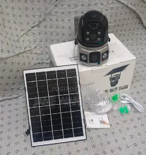 V380 Pro Dual Wifi Solar Camera – Dual 4mp Lenses