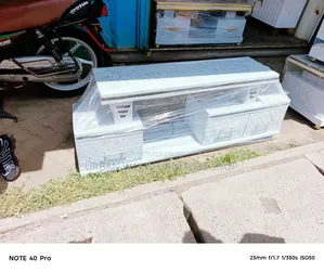 Black Striped Tv Stand